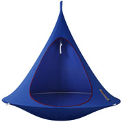 Suspended hammock - Double Cacoon - Blue